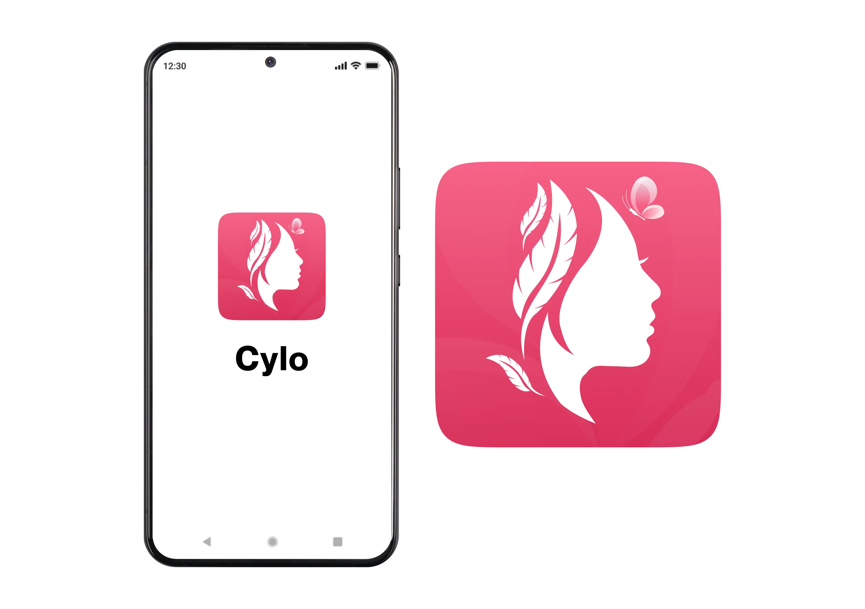 Cylo Period Tracker app icon design