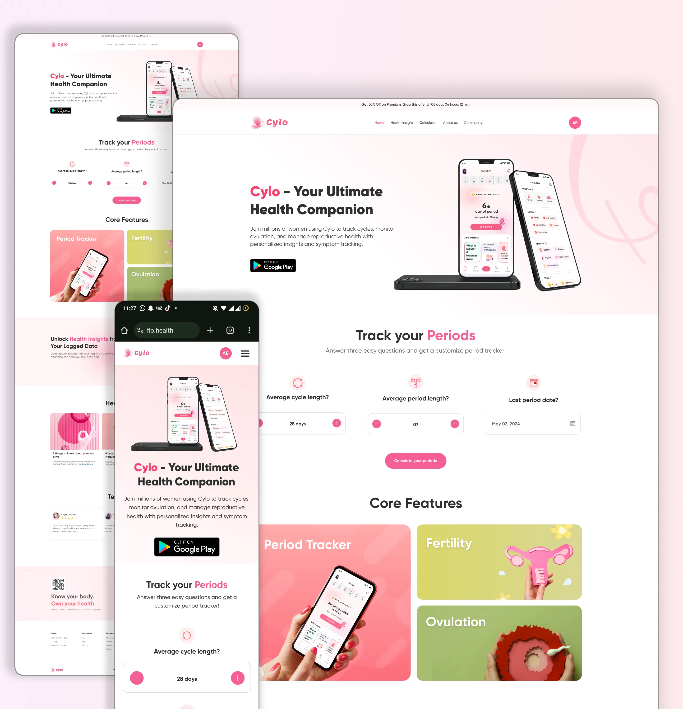 Web dashboard view