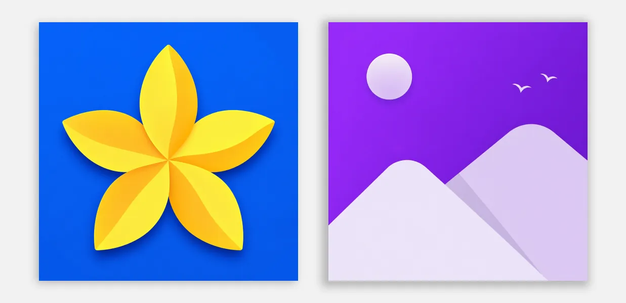Gallery App icon design