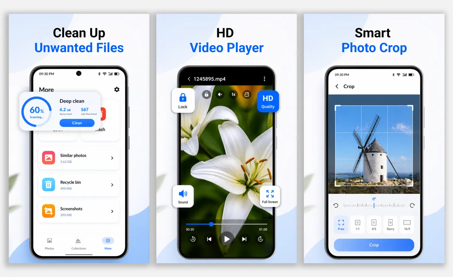 Gallery App screenshot design