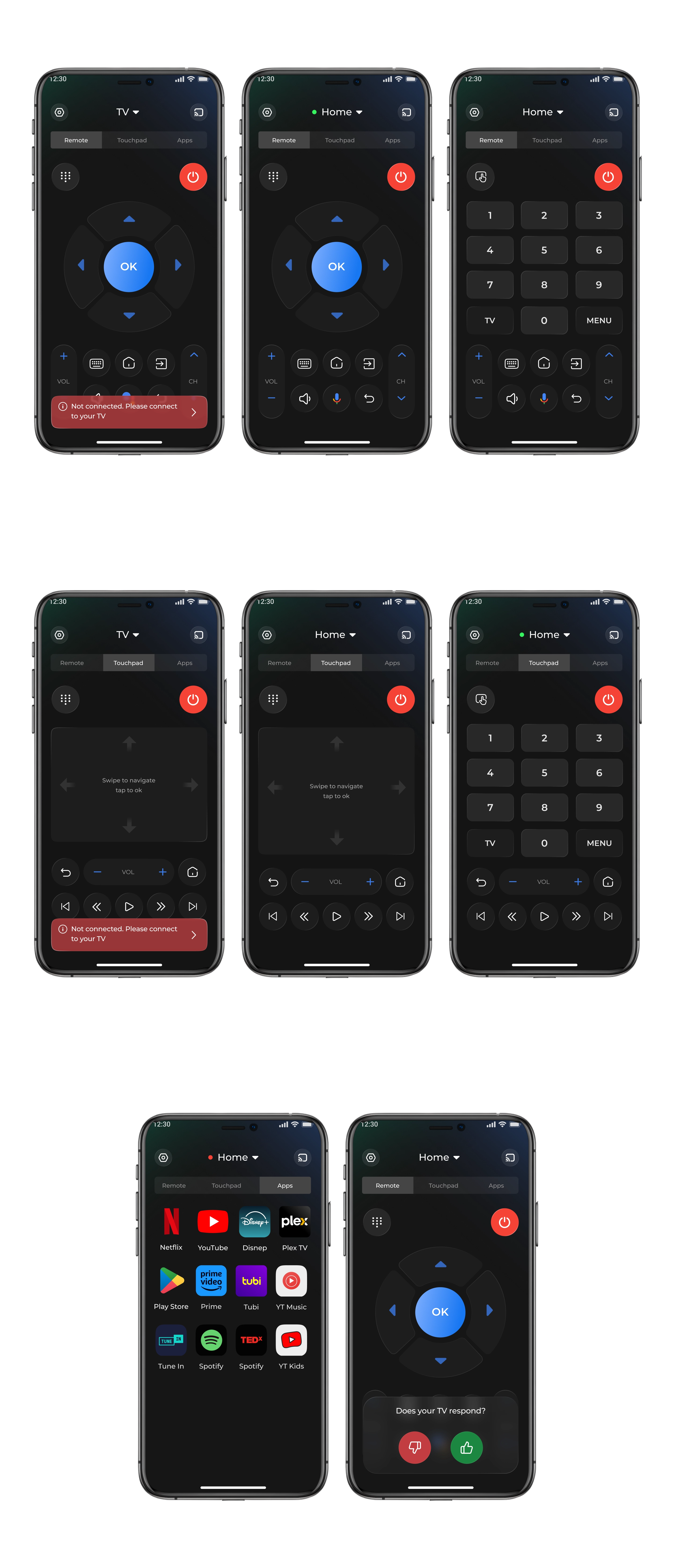 Home screens