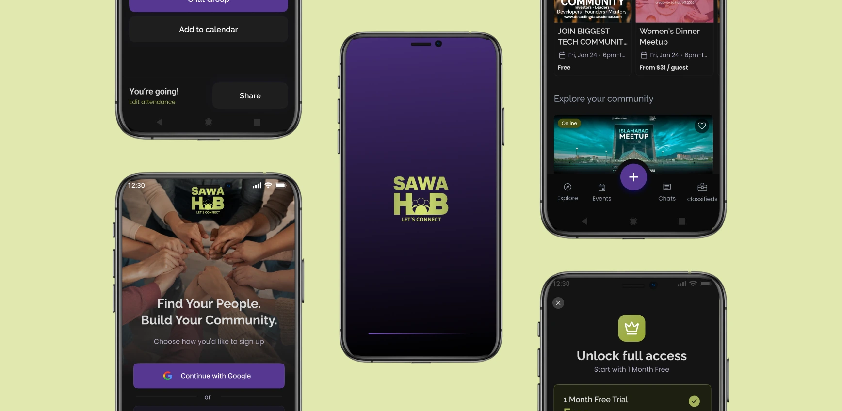 Community App hero preview