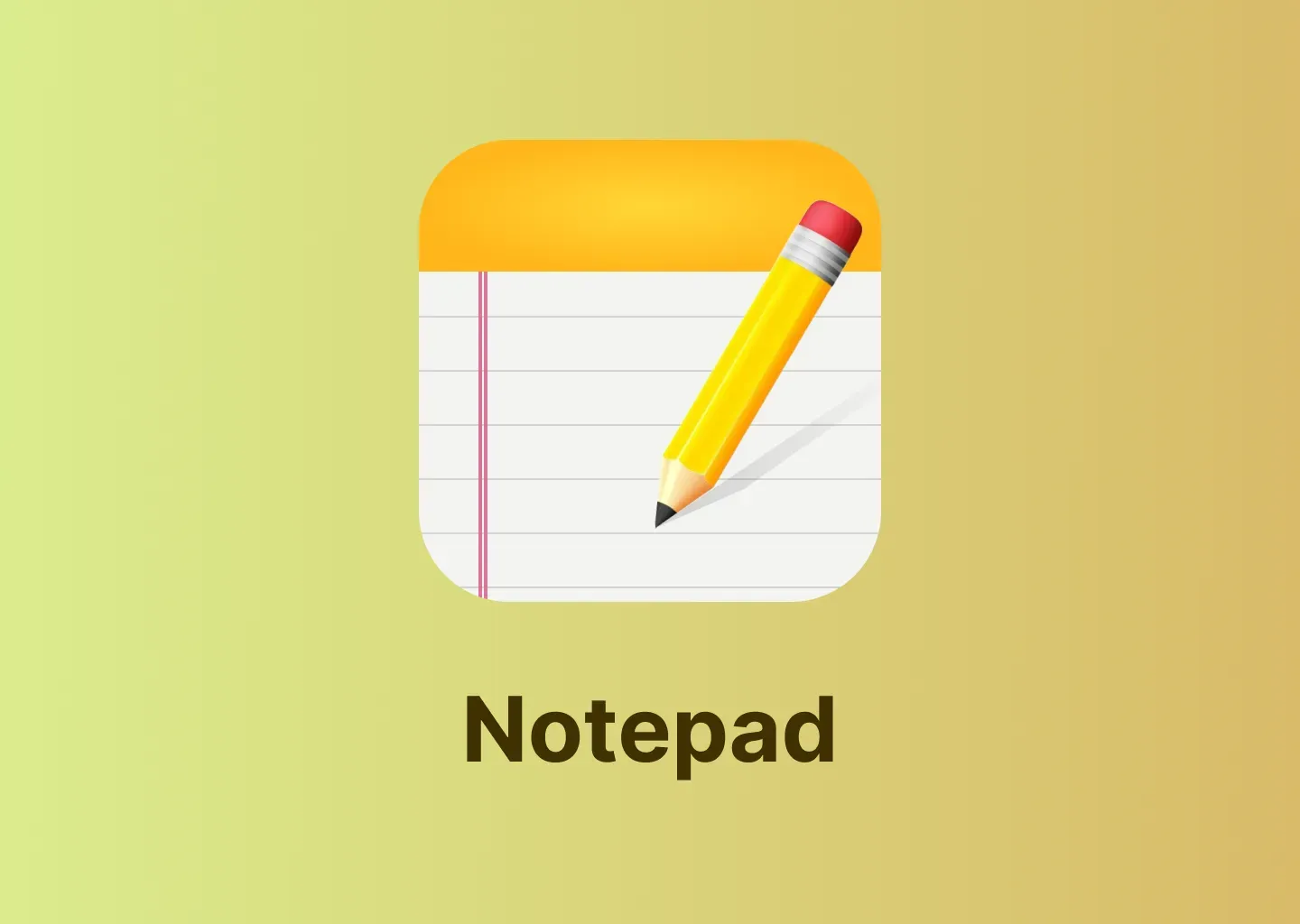 Notepad App visual design thumbnail